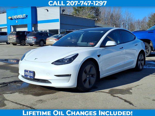 used 2022 Tesla Model 3 car, priced at $22,750