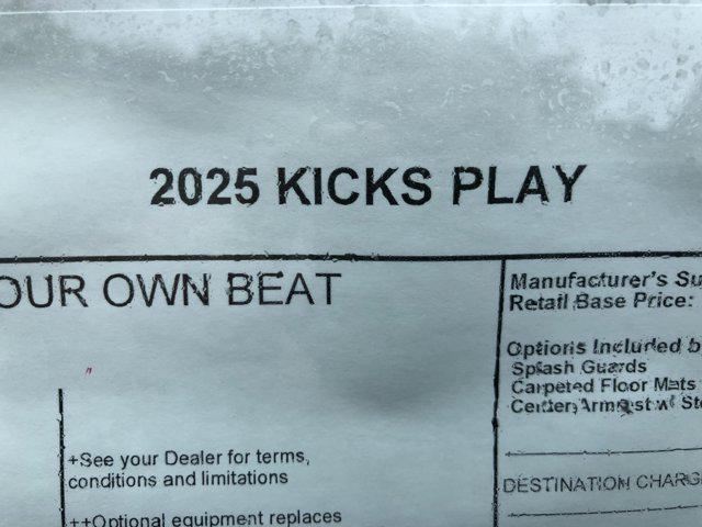 new 2025 Nissan Kicks car, priced at $22,525