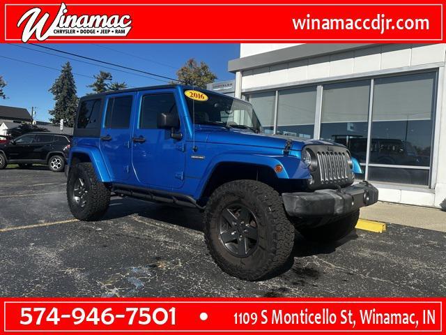 used 2016 Jeep Wrangler Unlimited car, priced at $19,695
