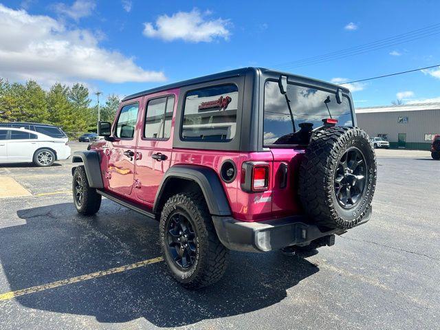 used 2021 Jeep Wrangler car, priced at $30,205