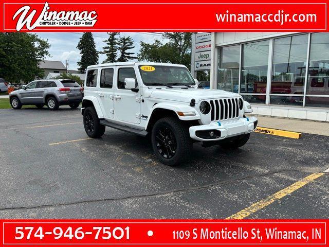 used 2021 Jeep Wrangler Unlimited 4xe car, priced at $29,855