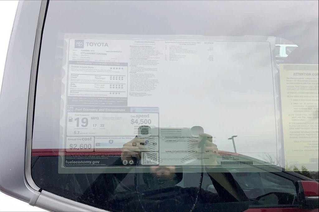 new 2026 Toyota Tundra car, priced at $55,440