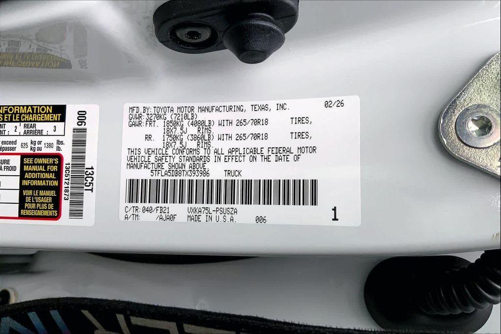 new 2026 Toyota Tundra car, priced at $55,440