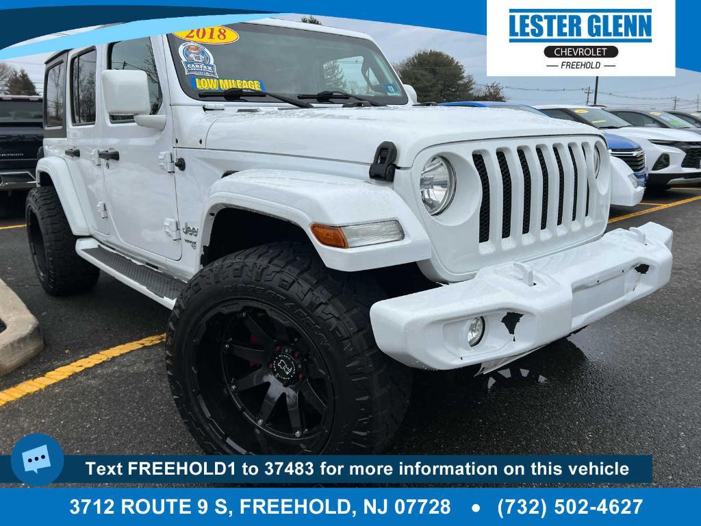 used 2018 Jeep Wrangler Unlimited car, priced at $21,989