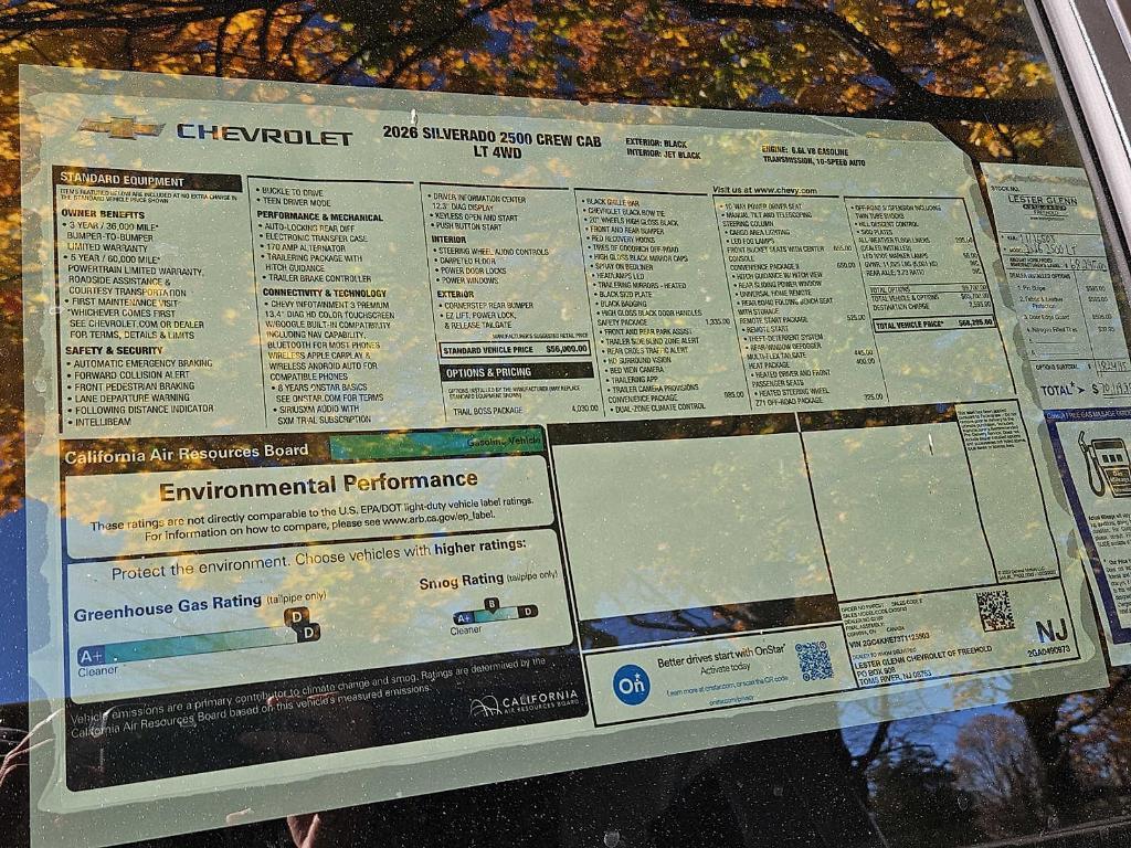 new 2026 Chevrolet Silverado 2500 car, priced at $68,295