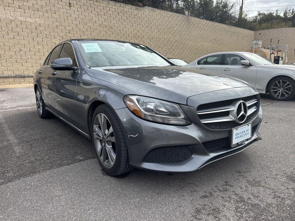 used 2018 Mercedes-Benz C-Class car, priced at $15,262