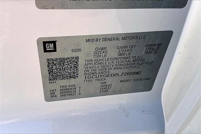 used 2020 Chevrolet Silverado 1500 car, priced at $34,939