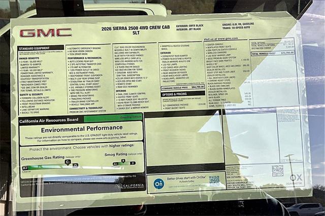 new 2026 GMC Sierra 2500 car, priced at $71,285