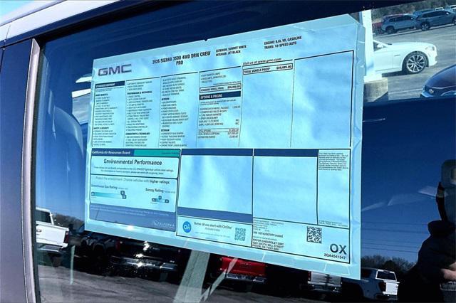 new 2026 GMC Sierra 3500 car, priced at $54,410