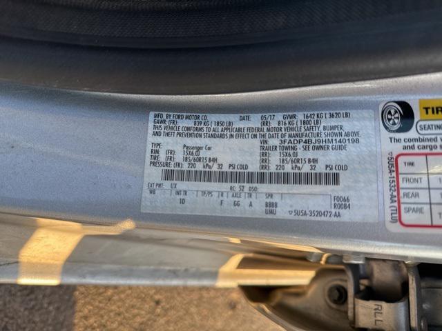 used 2017 Ford Fiesta car, priced at $6,265