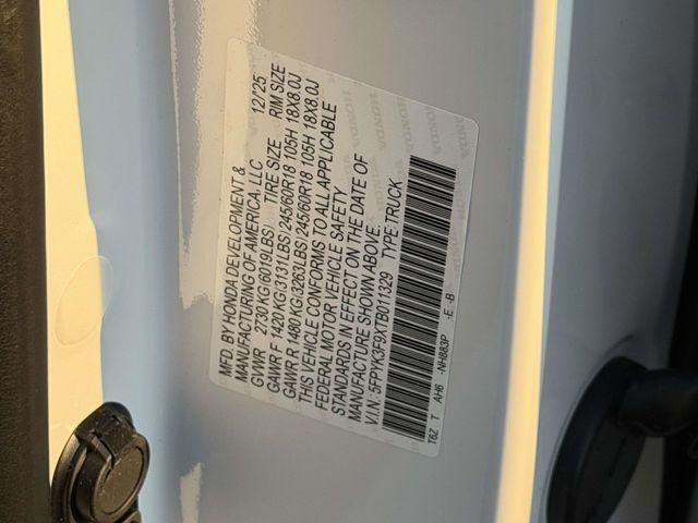 new 2026 Honda Ridgeline car, priced at $49,645