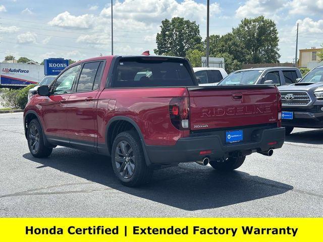 used 2025 Honda Ridgeline car, priced at $34,282