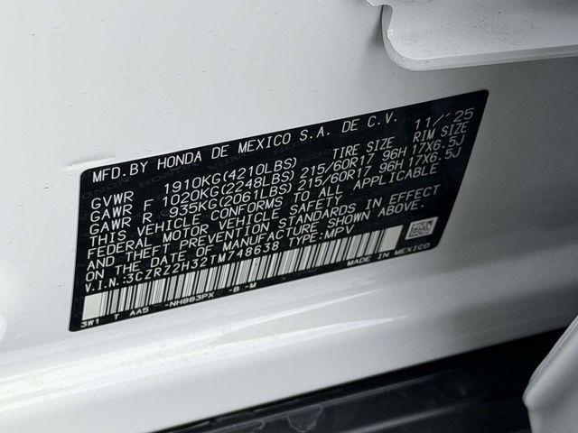 new 2026 Honda HR-V car, priced at $29,605