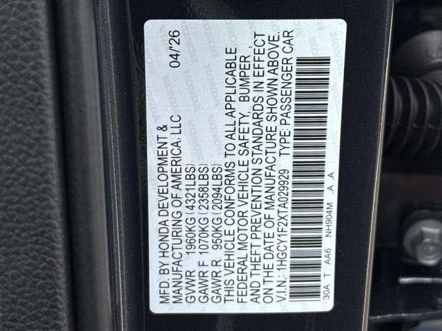 new 2026 Honda Accord car, priced at $28,397