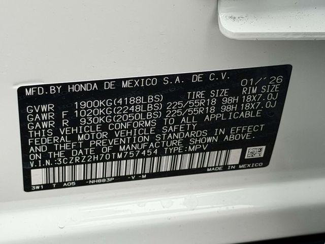 new 2026 Honda HR-V car, priced at $33,755