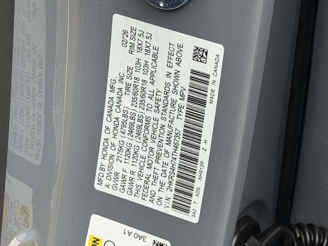 new 2026 Honda CR-V car, priced at $38,805