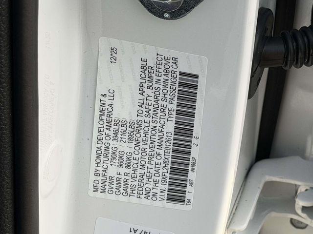 new 2026 Honda Civic car, priced at $28,117