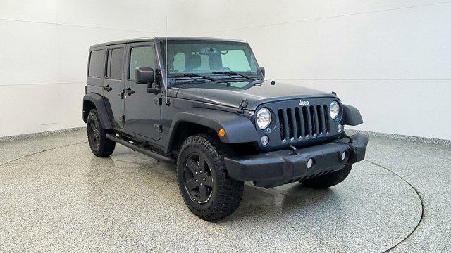 used 2016 Jeep Wrangler Unlimited car, priced at $13,196