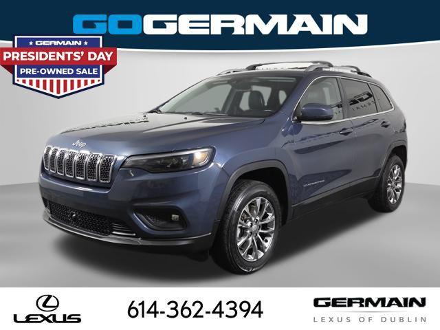 used 2021 Jeep Cherokee car, priced at $17,487