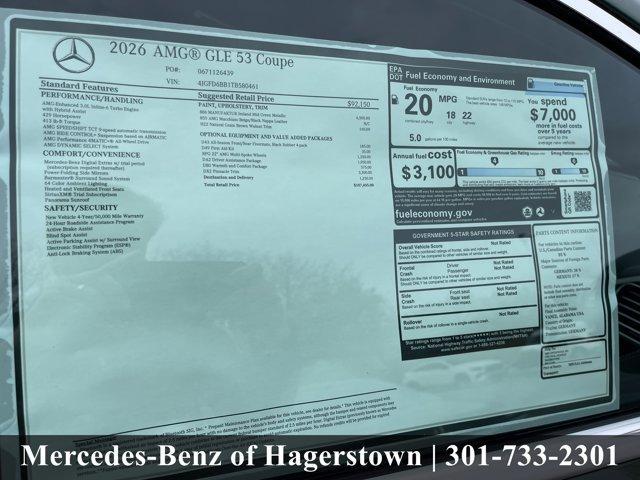 new 2026 Mercedes-Benz AMG GLE 53 car