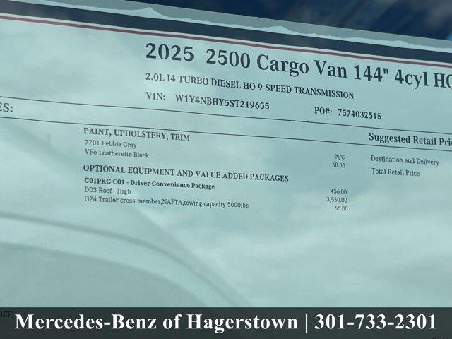 new 2025 Mercedes-Benz Sprinter 2500 car
