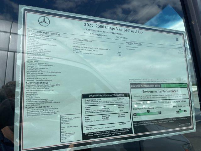 new 2025 Mercedes-Benz Sprinter 2500 car
