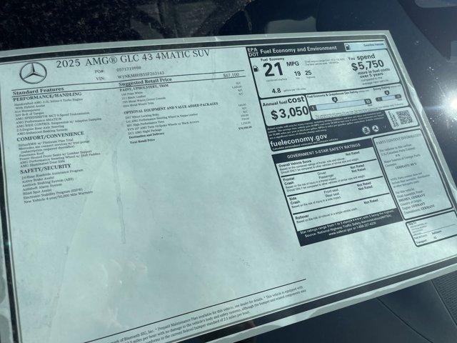 used 2025 Mercedes-Benz AMG GLC 43 car, priced at $64,988