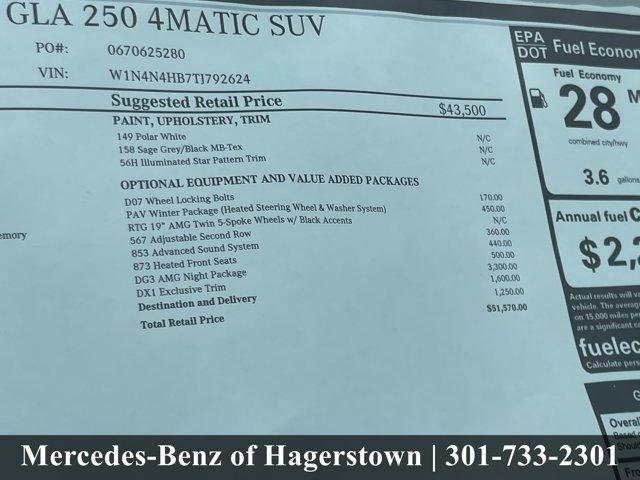 new 2026 Mercedes-Benz GLA 250 car