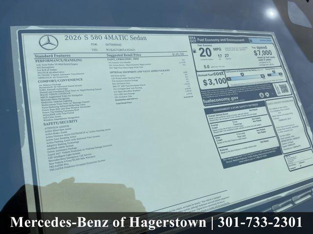 new 2026 Mercedes-Benz S-Class car