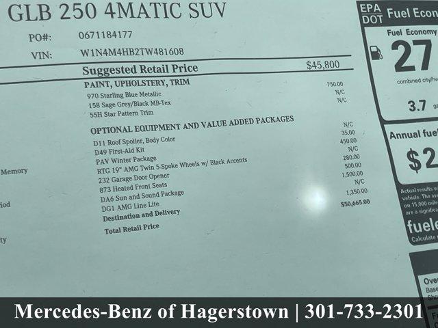 new 2026 Mercedes-Benz GLB 250 car