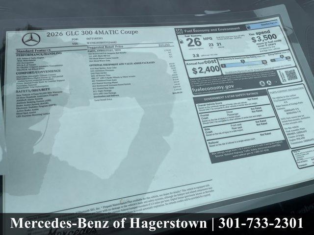 new 2026 Mercedes-Benz GLC 300 car