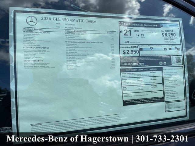 new 2026 Mercedes-Benz GLE 450 car