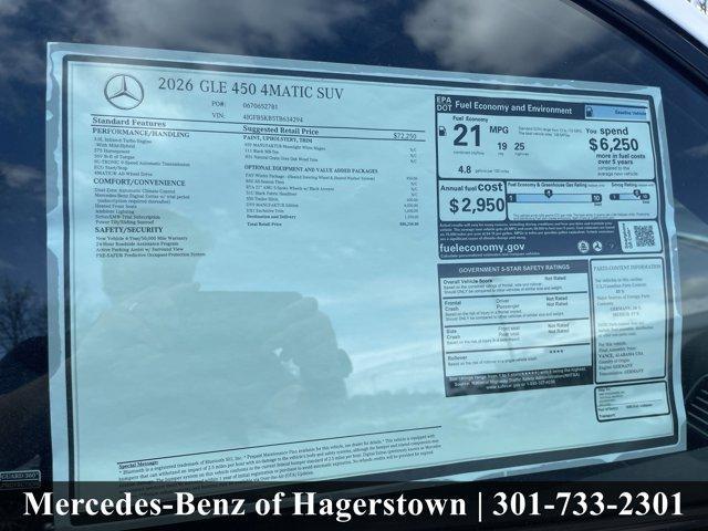 new 2026 Mercedes-Benz GLE 450 car