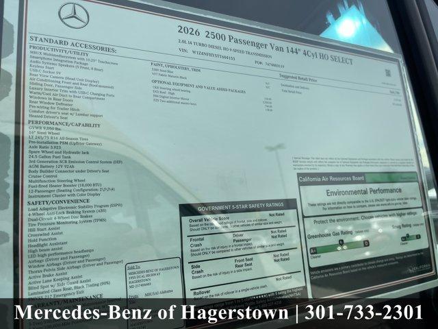 new 2026 Mercedes-Benz Sprinter 2500 car