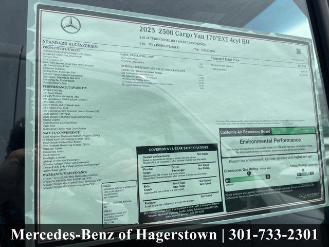 new 2025 Mercedes-Benz Sprinter 2500 car