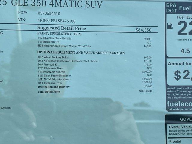 new 2025 Mercedes-Benz GLE 350 car