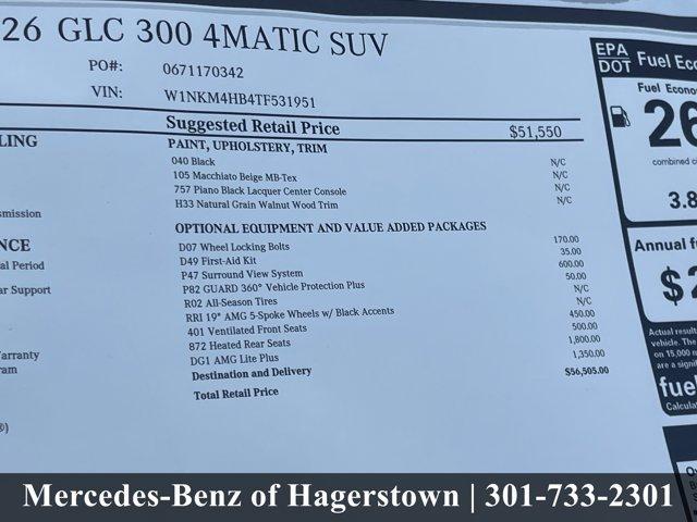 new 2026 Mercedes-Benz GLC 300 car