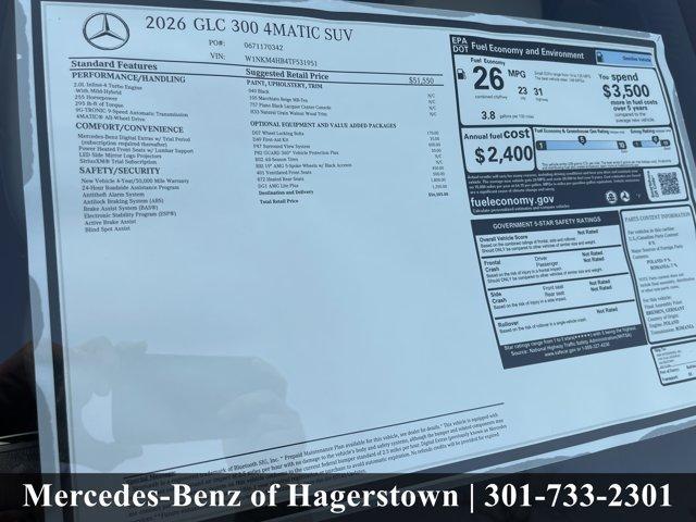 new 2026 Mercedes-Benz GLC 300 car