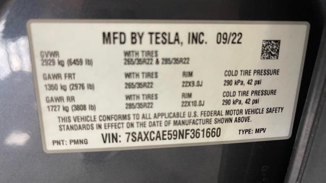 used 2022 Tesla Model X car, priced at $46,999