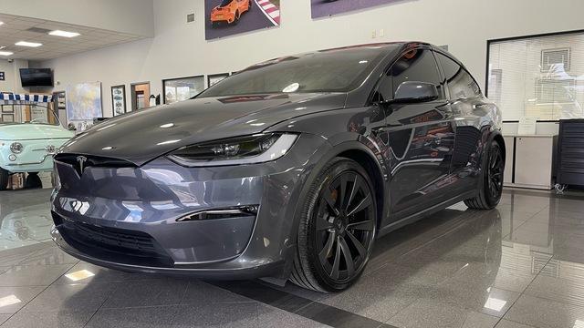 used 2022 Tesla Model X car, priced at $46,999