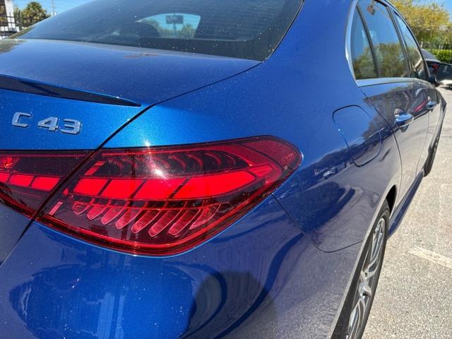 used 2023 Mercedes-Benz AMG C 43 car, priced at $39,999