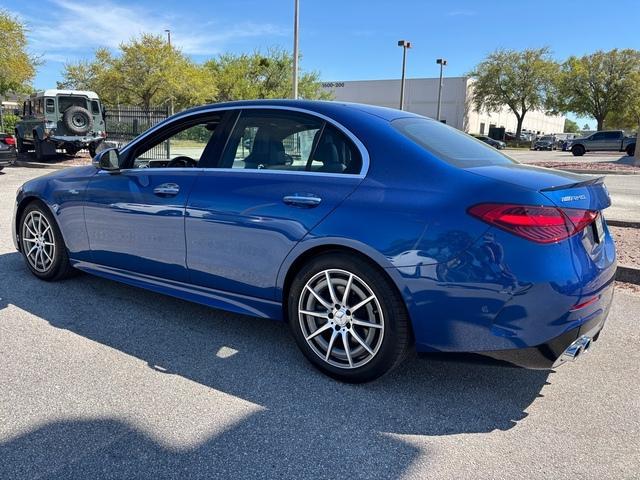 used 2023 Mercedes-Benz AMG C 43 car, priced at $39,999