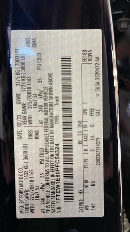 used 2023 Ford F-150 car, priced at $47,999