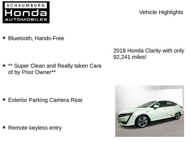 used 2018 Honda Clarity Plug-In Hybrid car, priced at $15,300