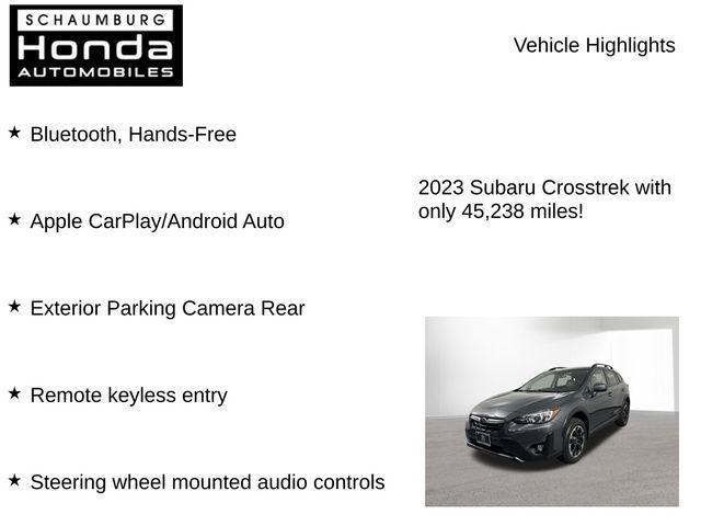 used 2023 Subaru Crosstrek car, priced at $23,000