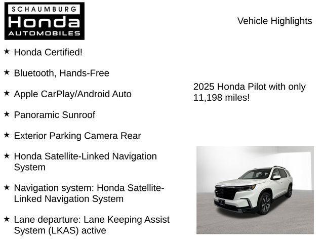 used 2025 Honda Pilot car, priced at $46,000