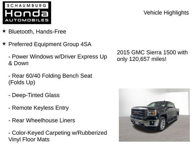 used 2015 GMC Sierra 1500 car, priced at $20,800
