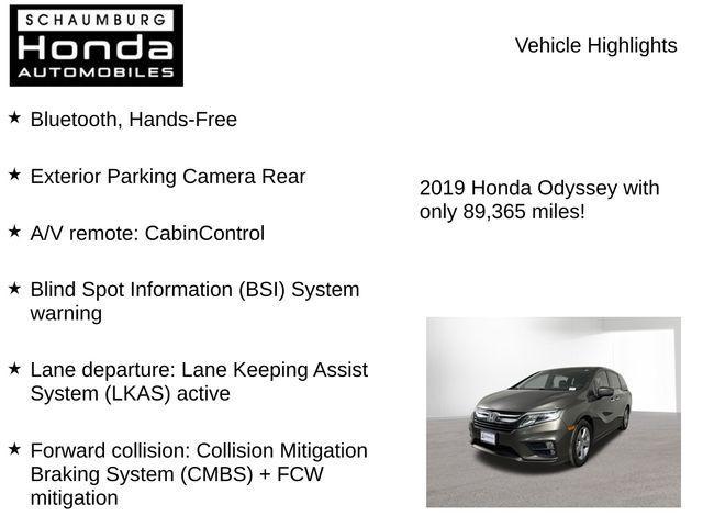 used 2019 Honda Odyssey car, priced at $22,400