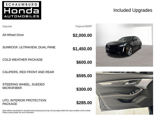 used 2023 Cadillac CT5-V car, priced at $50,700