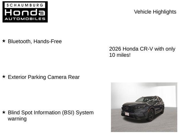 new 2026 Honda CR-V Hybrid car, priced at $39,583